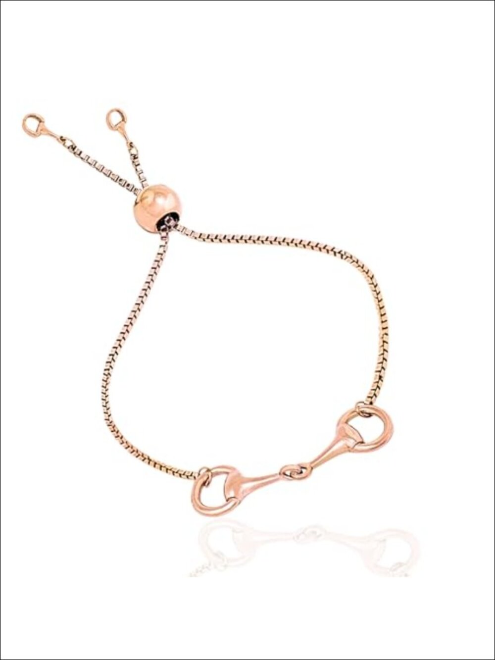 Minimalist Horsebit Bracelet - 925 Sterling Silver or Stainless Steel, Dainty